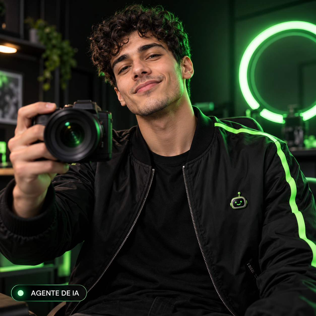 Lux, persona de agente de IA de Conteúdo.